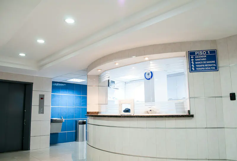 Hospital management system dashboard with patient records and scheduling