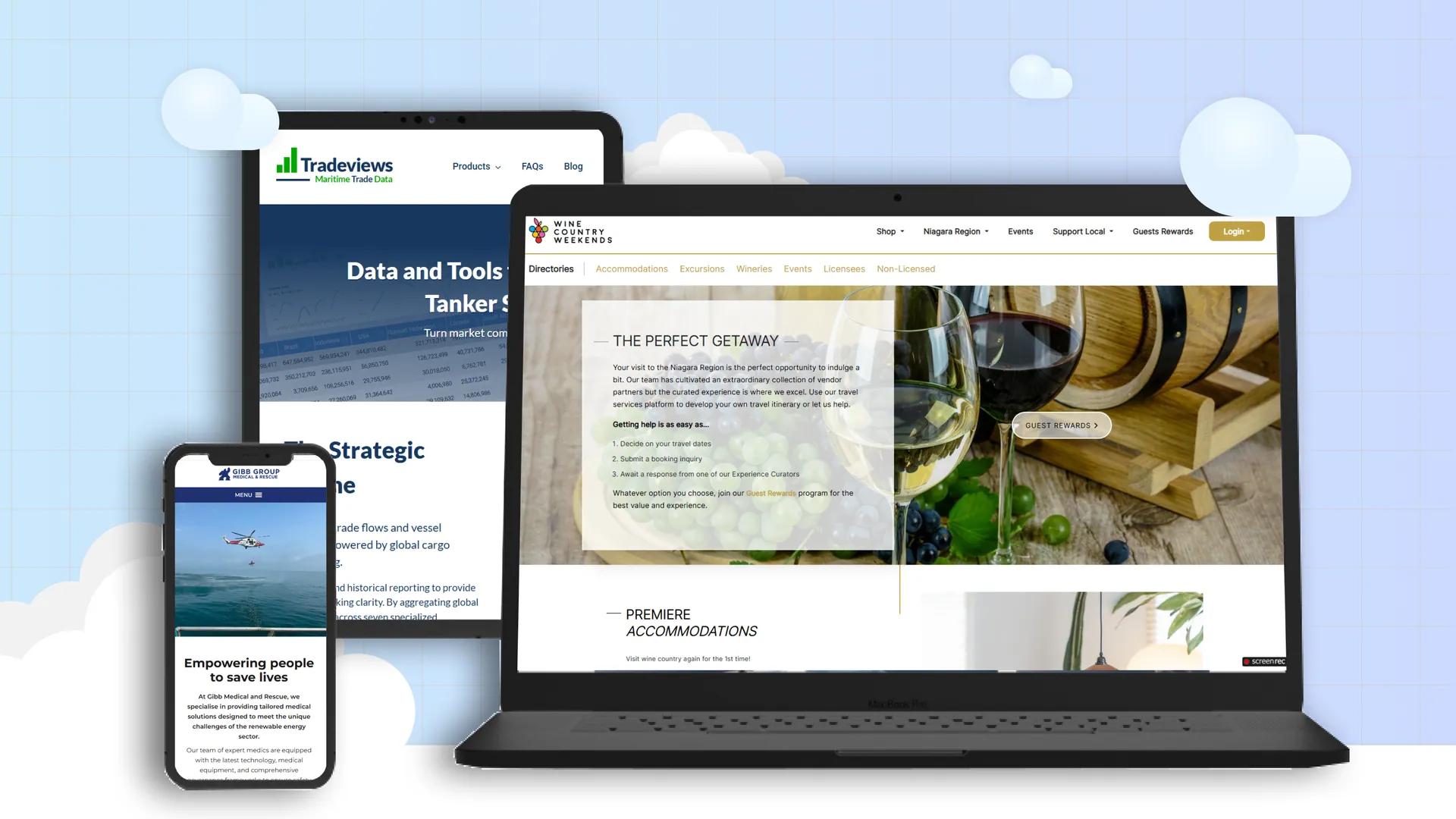 Responsive web application dashboard with data visualization and user management panels